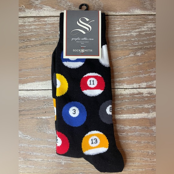 SockSmith Billiard Balls Socks - Picture 2 of 3